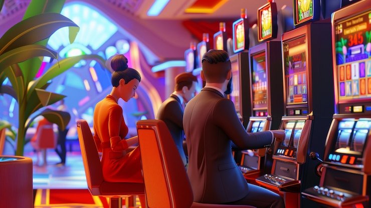 Pengguna membaca ketentuan promosi mobile